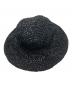 SEVEN BY SEVEN（セブンバイセブン）の古着「BRAIDED LEATHER HAT -Goat leather-/ハット」｜ブラック
