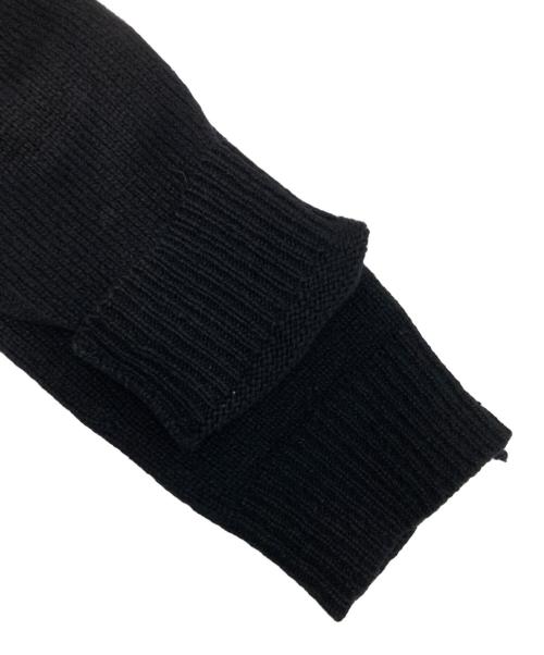 NUMBER (N)INE（ナンバーナイン）NUMBER (N)INE (ナンバーナイン) レタードカーディガン ブラック サイズ:SIZE2の古着・服飾アイテム