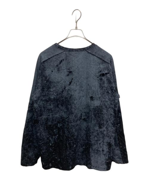 EMOTIONAL WORLD（エモーショナルワールド）EMOTIONAL WORLD (エモーショナルワールド) Mesh Destroyed Cigarette L/S ブラック サイズ:1の古着・服飾アイテム