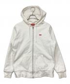 SUPREMEシュプリーム）の古着「Small Box Thermal Zip Up Sweat」｜ホワイト