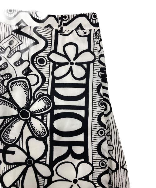 Dior（ディオール）Dior (ディオール) Shawn Stussy (ショーン・ステューシー) ハーフパンツ ホワイト×ブラック サイズ:SIZE 50の古着・服飾アイテム