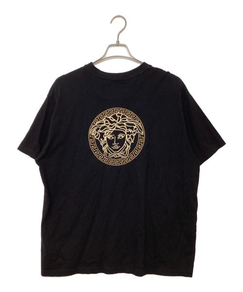 FENDI（フェンディ）FENDI (フェンディ) VERSACE (ヴェルサーチェ) Fendace Logo Tee ブラック サイズ:SIZE Lの古着・服飾アイテム