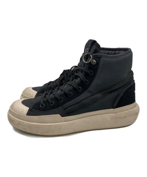Y-3（ワイスリー）Y-3 (ワイスリー) AJATU COURT HIGH/ハイカットスニーカー ブラック サイズ:SIZE US9．5の古着・服飾アイテム