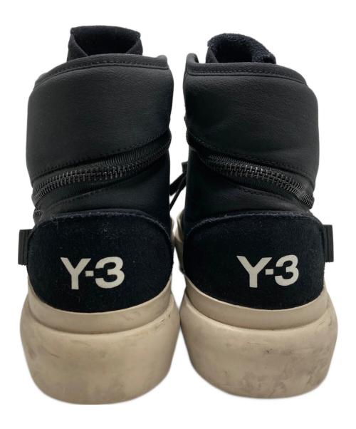 Y-3（ワイスリー）Y-3 (ワイスリー) AJATU COURT HIGH/ハイカットスニーカー ブラック サイズ:SIZE US9．5の古着・服飾アイテム