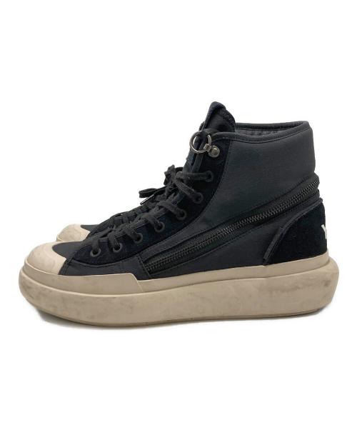 Y-3（ワイスリー）Y-3 (ワイスリー) AJATU COURT HIGH/ハイカットスニーカー ブラック サイズ:SIZE US9．5の古着・服飾アイテム