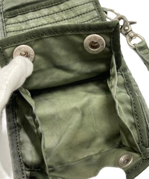 Porter Classic（ポータークラシック）Porter Classic (ポータークラシック) SUPER NYLON ネックウォレット グリーンの古着・服飾アイテム