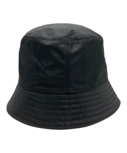 PRADA（プラダ）PRADA (プラダ) Re-nylonバケットハット ブラック サイズ:SIZE  Sの古着・服飾アイテム