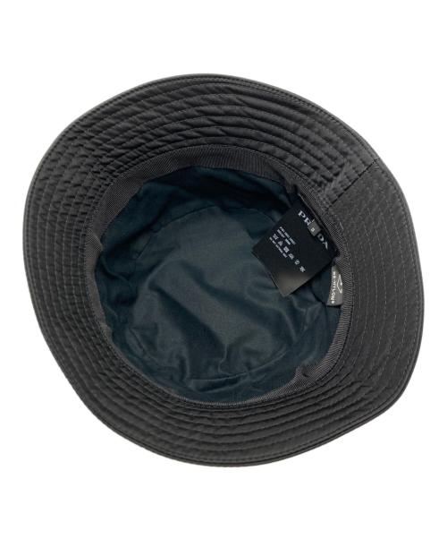 PRADA（プラダ）PRADA (プラダ) Re-nylonバケットハット ブラック サイズ:SIZE  Sの古着・服飾アイテム