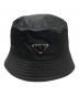 PRADA (プラダ) Re-nylonバケットハット ブラック サイズ:SIZE  S：40000円