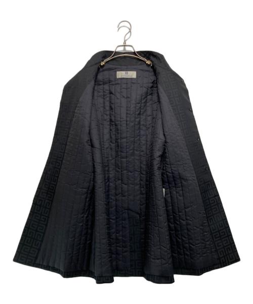 GIVENCHY（ジバンシィ）GIVENCHY (ジバンシィ) [古着]比翼総柄コート ブラック サイズ:40の古着・服飾アイテム