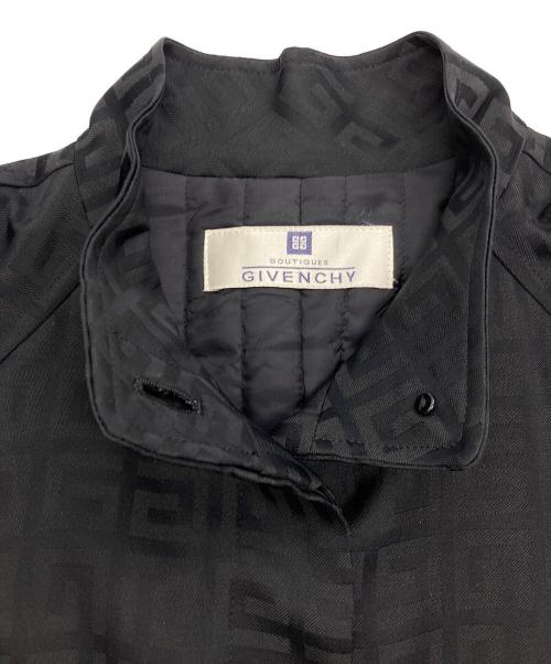 GIVENCHY（ジバンシィ）GIVENCHY (ジバンシィ) [古着]比翼総柄コート ブラック サイズ:40の古着・服飾アイテム
