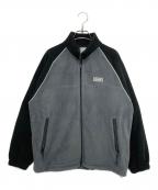X-GIRLエックスガール）の古着「RAGLAN FLEECE JACKET」｜ブラック×グレー