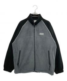 X-GIRL（エックスガール）の古着「RAGLAN FLEECE JACKET」｜ブラック×グレー