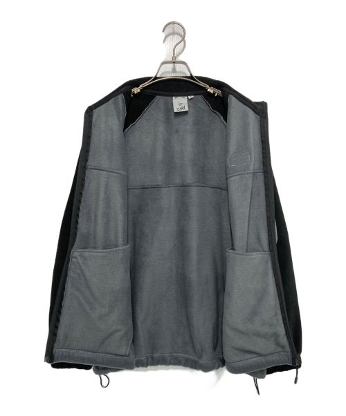 X-GIRL（エックスガール）X-GIRL (エックスガール) RAGLAN FLEECE JACKET ブラック×グレー サイズ:Ｓの古着・服飾アイテム