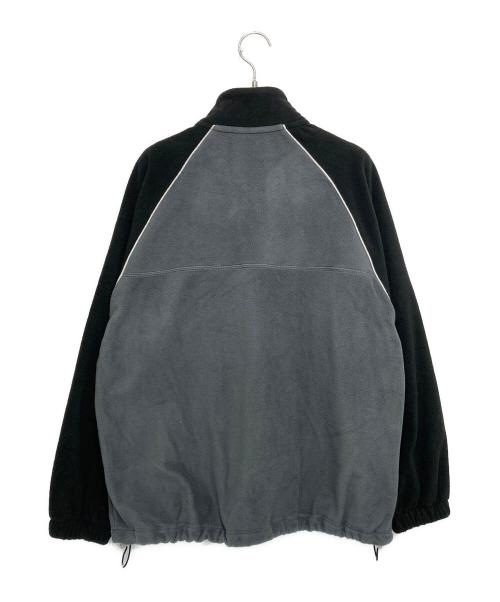 X-GIRL（エックスガール）X-GIRL (エックスガール) RAGLAN FLEECE JACKET ブラック×グレー サイズ:Ｓの古着・服飾アイテム