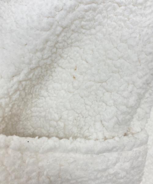 COMME des GARCONS HOMME PLUS（コムデギャルソンオムプリュス）COMME des GARCONS HOMME PLUS (コムデギャルソンオムプリュス) 捻じれボアコート ホワイト サイズ:SIZE XSの古着・服飾アイテム