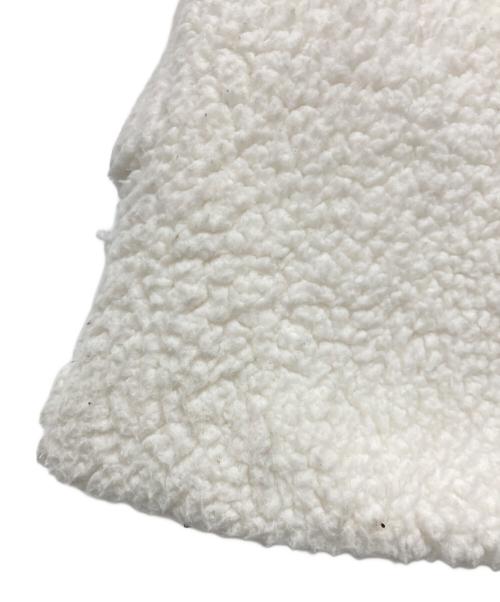 COMME des GARCONS HOMME PLUS（コムデギャルソンオムプリュス）COMME des GARCONS HOMME PLUS (コムデギャルソンオムプリュス) 捻じれボアコート ホワイト サイズ:SIZE XSの古着・服飾アイテム