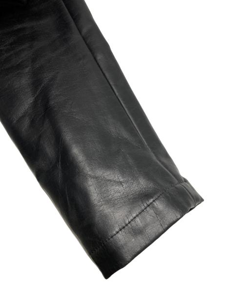 COMME des GARCONS HOMME PLUS（コムデギャルソンオムプリュス）COMME des GARCONS HOMME PLUS (コムデギャルソンオムプリュス) フェイクレザージャケット ブラック サイズ:SIZE Sの古着・服飾アイテム