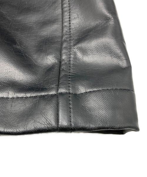COMME des GARCONS HOMME PLUS（コムデギャルソンオムプリュス）COMME des GARCONS HOMME PLUS (コムデギャルソンオムプリュス) フェイクレザージャケット ブラック サイズ:SIZE Sの古着・服飾アイテム