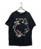 GIVENCHYジバンシィ）の古着「ミラージュロゴプリントTシャツ」｜ブラック