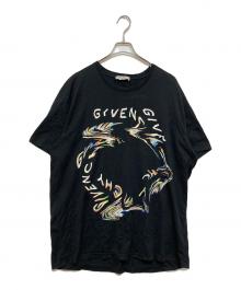 GIVENCHY（ジバンシィ）の古着「ミラージュロゴプリントTシャツ」｜ブラック