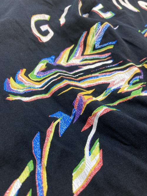 GIVENCHY（ジバンシィ）GIVENCHY (ジバンシィ) ミラージュロゴプリントTシャツ ブラック サイズ:SIZE XXLの古着・服飾アイテム