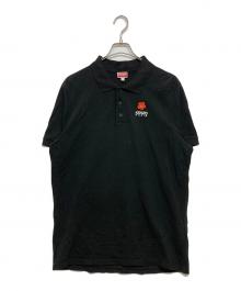 KENZO（ケンゾー）の古着「BOKE FLOWER CREST POLO SHIRT」｜ブラック