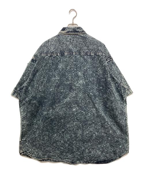 DIESEL（ディーゼル）DIESEL (ディーゼル) 24SS S-LAZER short sleeve shirt ブラック×グレー サイズ:SIZE50の古着・服飾アイテム