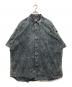 DIESEL（ディーゼル）の古着「24SS S-LAZER short sleeve shirt」｜ブラック×グレー