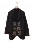COMME des GARCONS HOMME PLUS（コムデギャルソンオムプリュス）の古着「縮絨マルチスタッズテーラードジャケット」｜ブラック