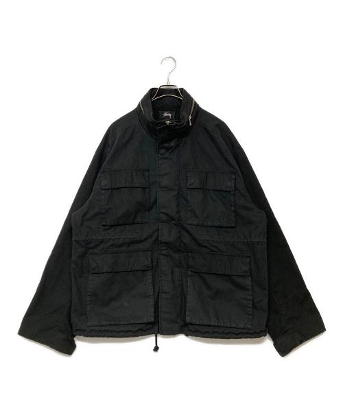 stussy（ステューシー）stussy (ステューシー) M65ジャケット ブラック サイズ:SIZE XLの古着・服飾アイテム