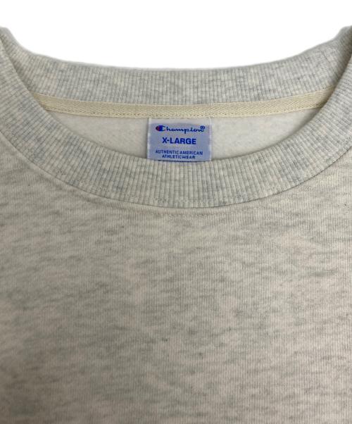 Champion（チャンピオン）Champion (チャンピオン) SNEAKER WOLF (スニーカーウルフ) CREW NECK SWEATSHIRT オートミール サイズ:SIZE XLの古着・服飾アイテム