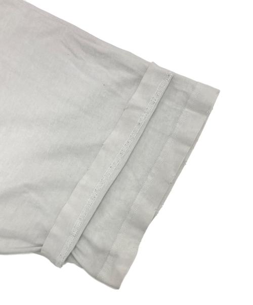 BALENCIAGA（バレンシアガ）BALENCIAGA (バレンシアガ) Caps Destroyed Flatground T-shirt ホワイト サイズ:SIZE Sの古着・服飾アイテム