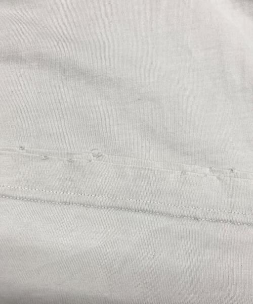 BALENCIAGA（バレンシアガ）BALENCIAGA (バレンシアガ) Caps Destroyed Flatground T-shirt ホワイト サイズ:SIZE Sの古着・服飾アイテム