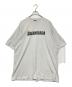 BALENCIAGA（バレンシアガ）の古着「Caps Destroyed Flatground T-shirt」｜ホワイト