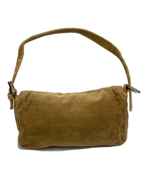 FENDI（フェンディ）FENDI (フェンディ) コーデュロイマンマバケットバッグ ブラウン サイズ:実寸サイズをご参照下さい。の古着・服飾アイテム