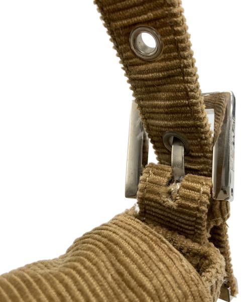 FENDI（フェンディ）FENDI (フェンディ) コーデュロイマンマバケットバッグ ブラウン サイズ:実寸サイズをご参照下さい。の古着・服飾アイテム