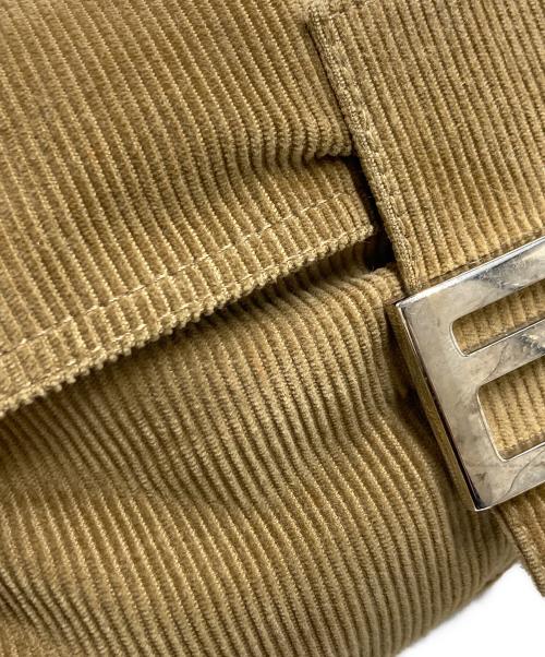 FENDI（フェンディ）FENDI (フェンディ) コーデュロイマンマバケットバッグ ブラウン サイズ:実寸サイズをご参照下さい。の古着・服飾アイテム
