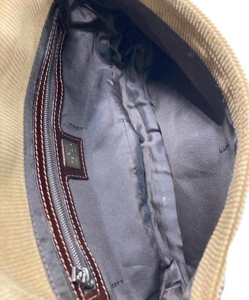 FENDI（フェンディ）FENDI (フェンディ) コーデュロイマンマバケットバッグ ブラウン サイズ:実寸サイズをご参照下さい。の古着・服飾アイテム