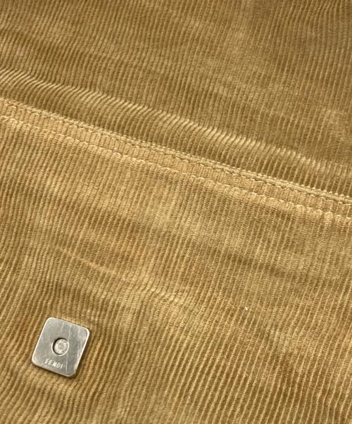 FENDI（フェンディ）FENDI (フェンディ) コーデュロイマンマバケットバッグ ブラウン サイズ:実寸サイズをご参照下さい。の古着・服飾アイテム