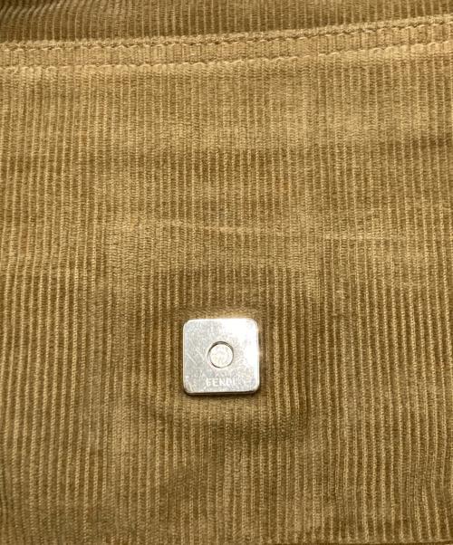 FENDI（フェンディ）FENDI (フェンディ) コーデュロイマンマバケットバッグ ブラウン サイズ:実寸サイズをご参照下さい。の古着・服飾アイテム