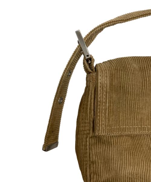 FENDI（フェンディ）FENDI (フェンディ) コーデュロイマンマバケットバッグ ブラウン サイズ:実寸サイズをご参照下さい。の古着・服飾アイテム