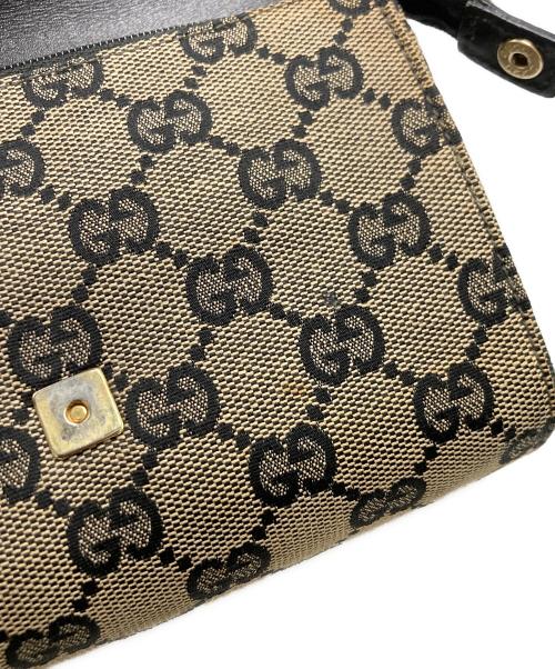 GUCCI（グッチ）GUCCI (グッチ) ポーチ ブラウンの古着・服飾アイテム