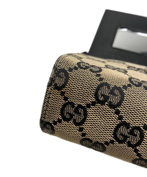 GUCCI（グッチ）GUCCI (グッチ) ポーチ ブラウンの古着・服飾アイテム