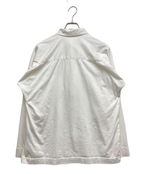 HOMME PLISSE ISSEY MIYAKE（オム プリッセ イッセイ ミヤケ）HOMME PLISSE ISSEY MIYAKE (オム プリッセ イッセイ ミヤケ) JERSEY SHIRT ホワイト サイズ:SIZE 3の古着・服飾アイテム