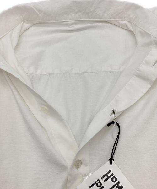 HOMME PLISSE ISSEY MIYAKE（オム プリッセ イッセイ ミヤケ）HOMME PLISSE ISSEY MIYAKE (オム プリッセ イッセイ ミヤケ) JERSEY SHIRT ホワイト サイズ:SIZE 3の古着・服飾アイテム