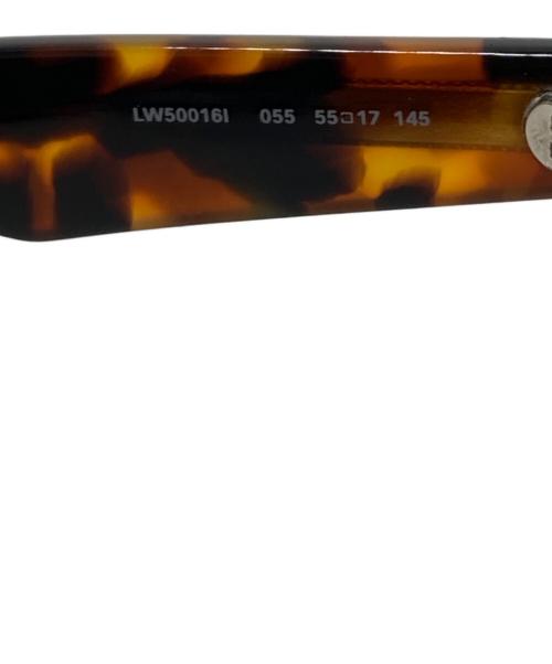 LOEWE（ロエベ）LOEWE (ロエベ) 伊達眼鏡 ブラウン サイズ:55-17-145の古着・服飾アイテム