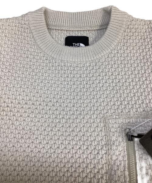 THE NORTH FACE（ザ ノース フェイス）THE NORTH FACE (ザ ノース フェイス) ロックサーフェスウールセーター アイボリー サイズ:SIZE L 未使用品の古着・服飾アイテム