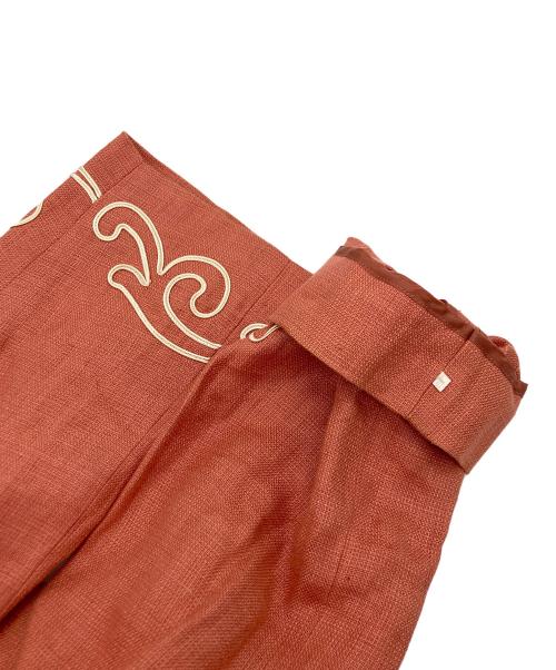 Yves Saint Laurent（イヴサンローラン）Yves Saint Laurent (イヴサンローラン) デザイン刺繍テーラード ピンク サイズ:SIZE Mの古着・服飾アイテム