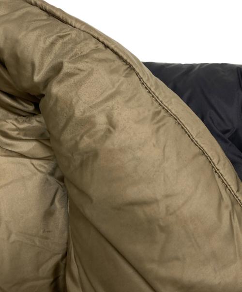 FIRST DOWN（ファーストダウン）FIRST DOWN (ファーストダウン) WIND AND SEA (ウィンダンシー) ダウンジャケット ブラック×ブラウン サイズ:SIZE Lの古着・服飾アイテム